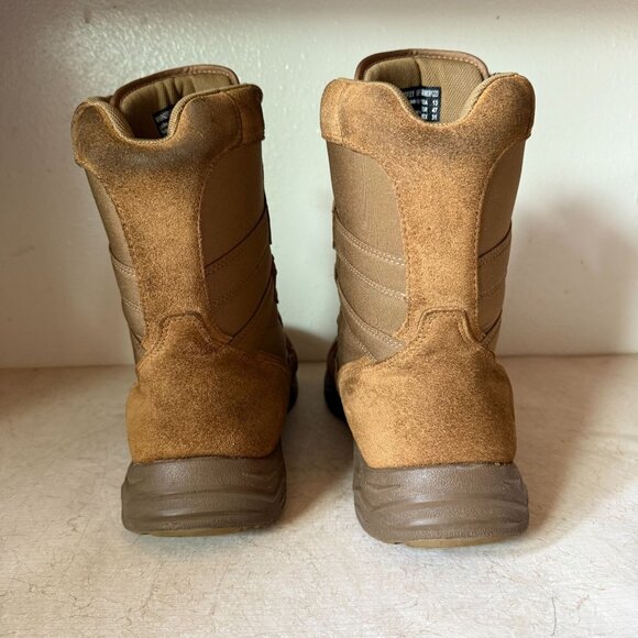 Interceptor Mens Tactical Boots Size 13 MNIN27DP001 Upper Rubber Sole Brown - Picture 12 of 16